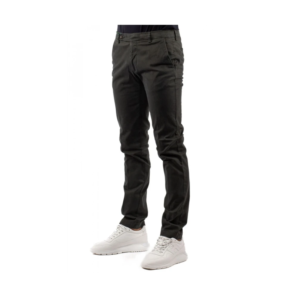 Berwich Herenbroek Klassieke Stijl Green Heren