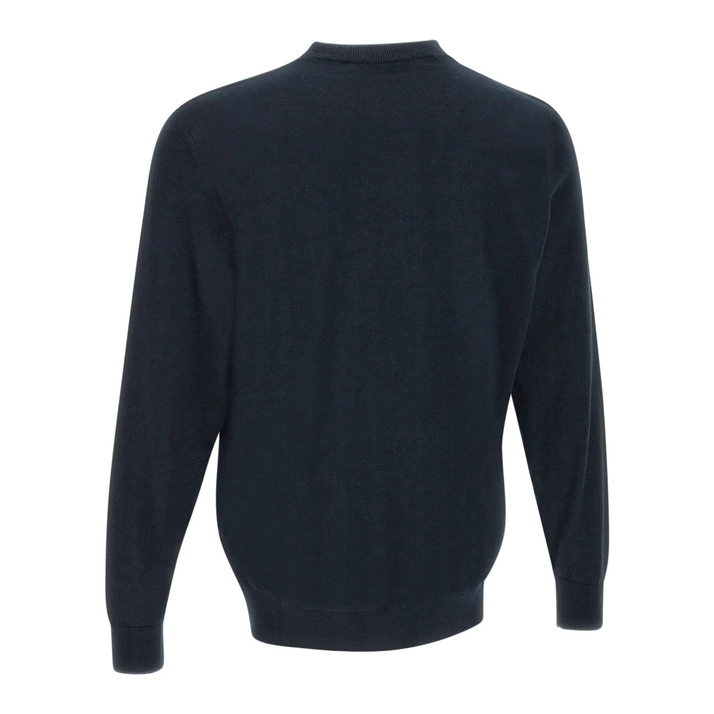 Filippo De Laurentiis Midnight Blue Katoen Kasjmier Sweater Blue Heren