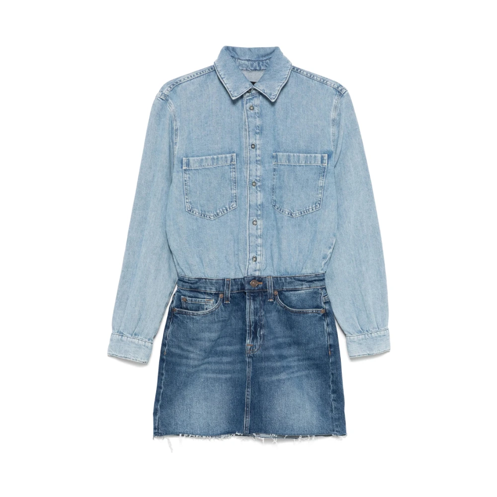 Dresses > Day Dresses > Shirt Dresses - - 7 For All Mankind - Modalova