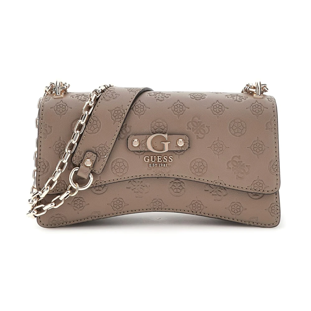 Guess Schoudertas Gerty Girlfriend Sat Dark Brown Dames
