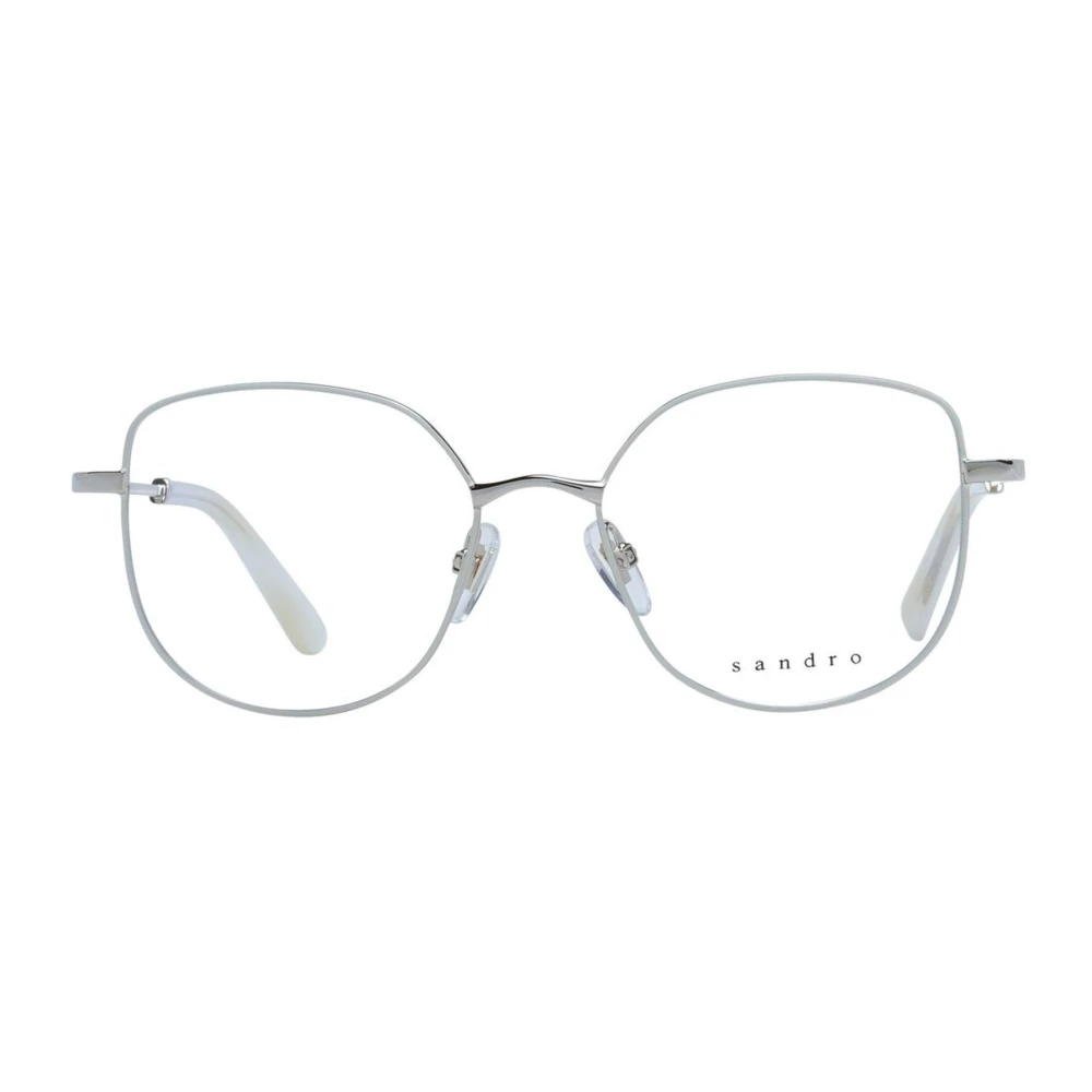 sandro Witte Vierkante Optische Frames White Dames