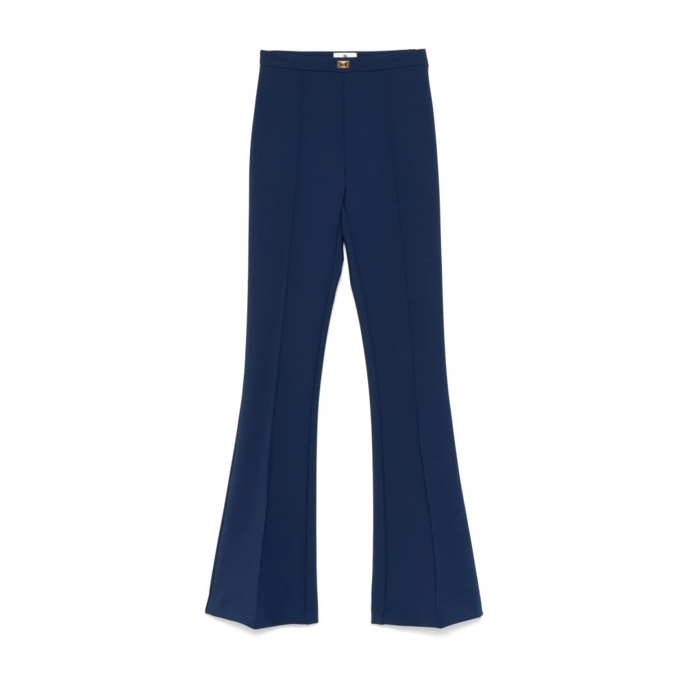 Elisabetta Franchi Blauwe Stijlvolle Broek Blue Dames