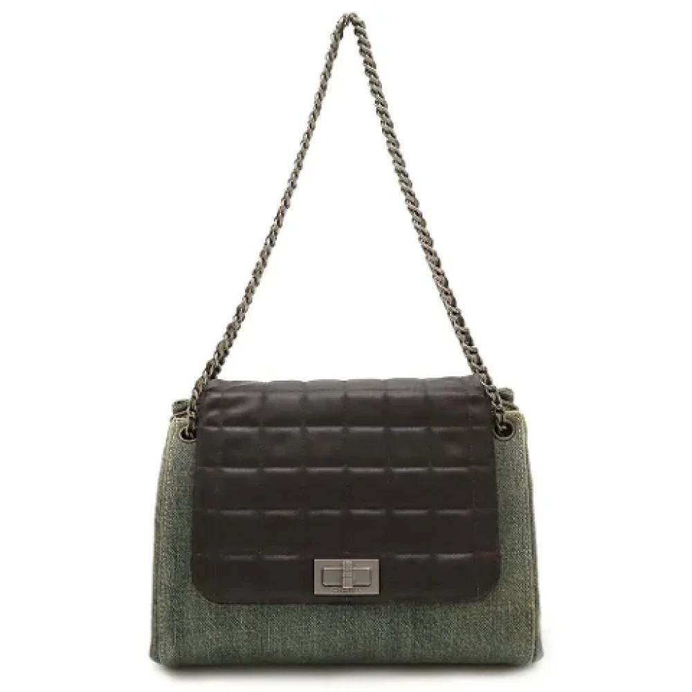 Chanel Vintage Pre-owned Denim chanel-bags Blue Dames