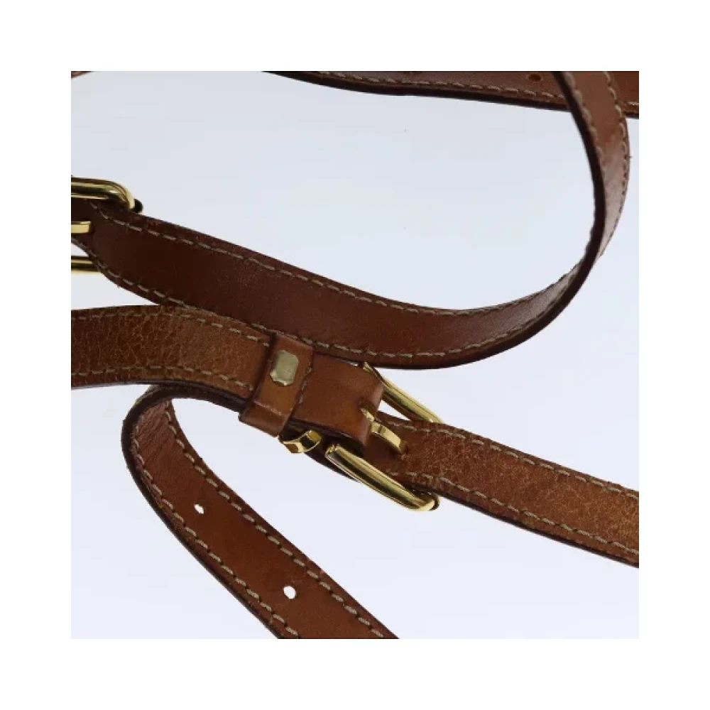 Celine Vintage Pre-owned Leather backpacks Brown Dames