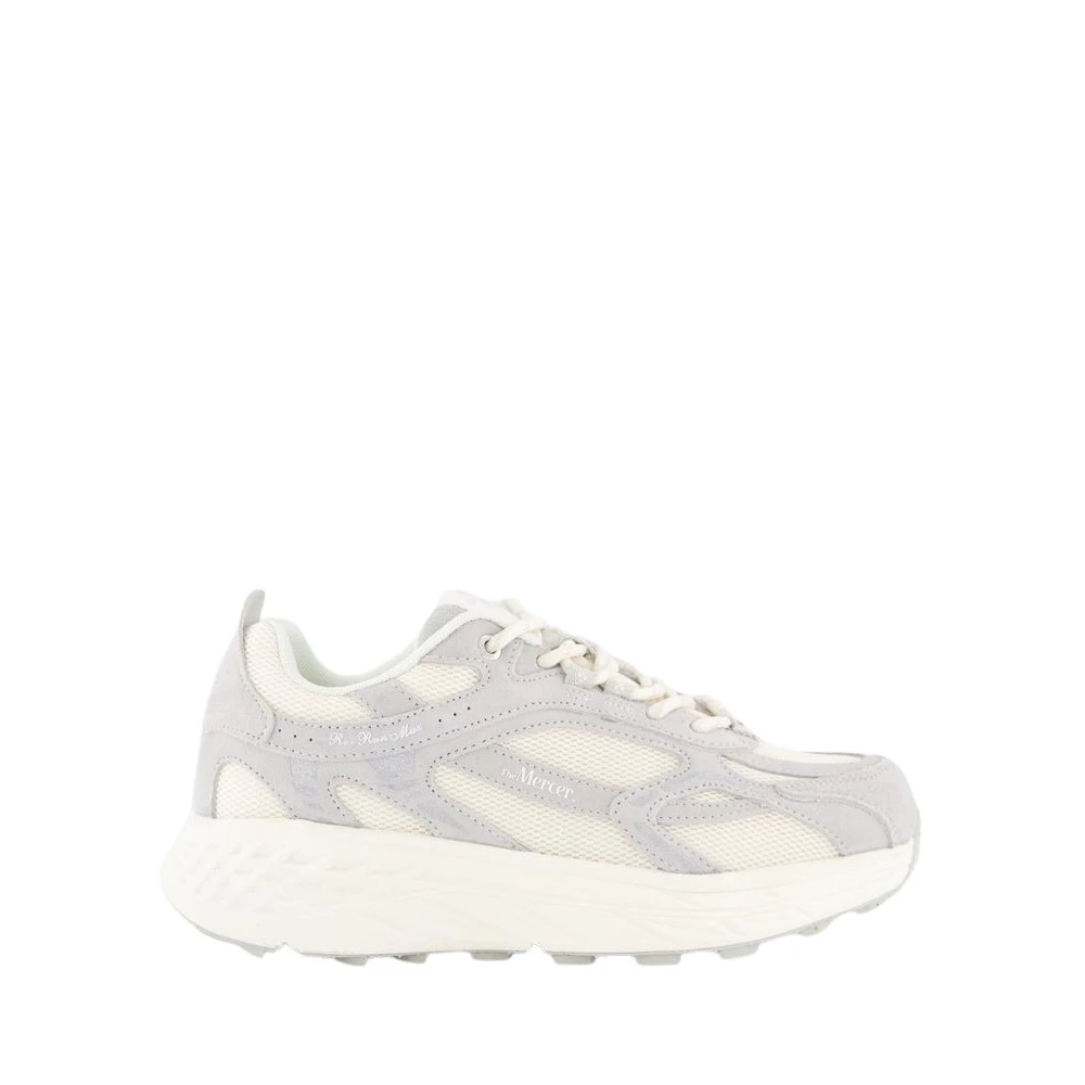 Mercer Amsterdam Suede Grijze Sneakers Dames Schoenen Grijs