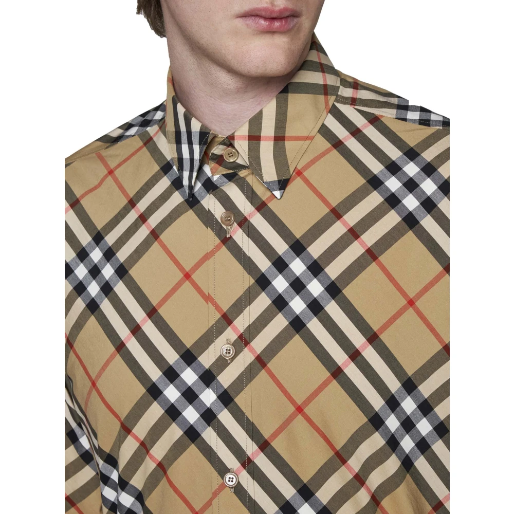 Burberry Stijlvolle Overhemden Multicolor Heren