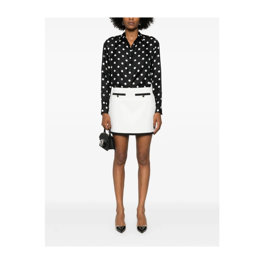 Gucci Witte Tweed Rok met Nepzak White Dames