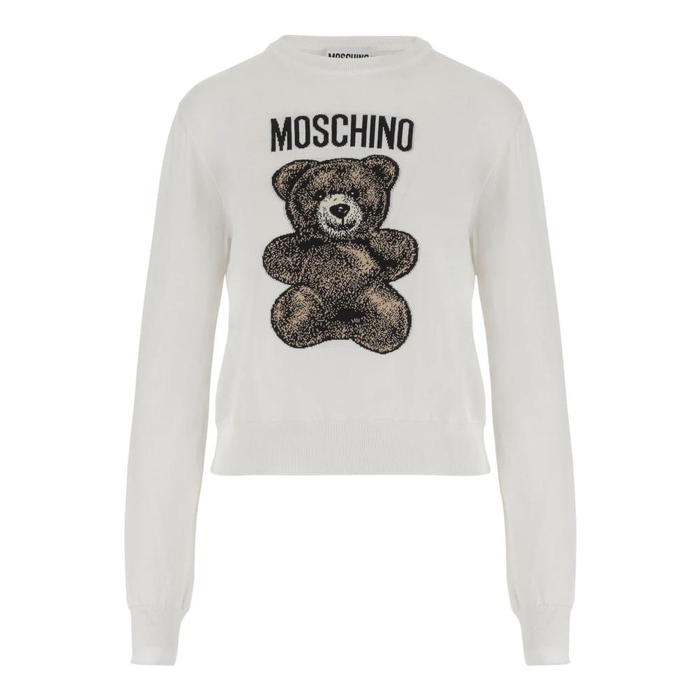 Moschino Witte Sweater Ex 0494 White Dames