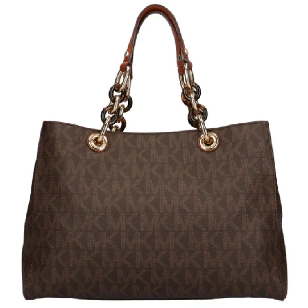 Michael Kors Pre-owned Fabric shoulder-bags Brown Dames