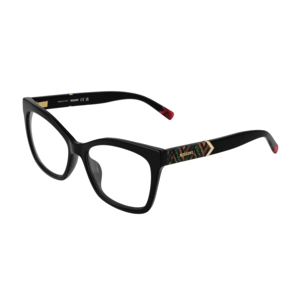 Missoni Women's Black Glasses, One Size, Cat Eye Optical Frames