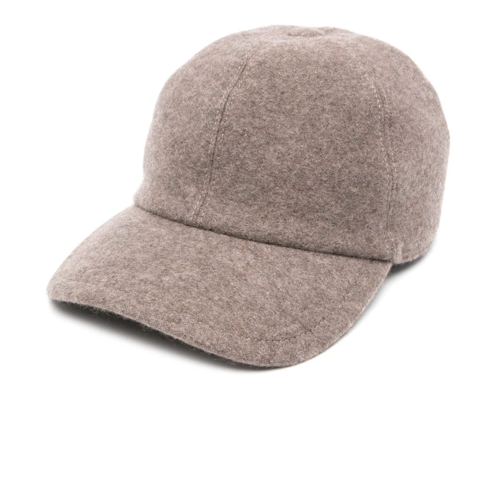 Fedeli Beige Baseball Panno Hat Beige Heren