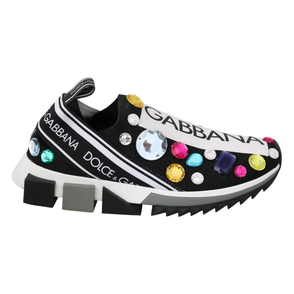 Dolce & Gabbana Multicolor Casual Low Top Stretch Trainers - Male - Sneakers - 1 1/2 Uk - Shoes