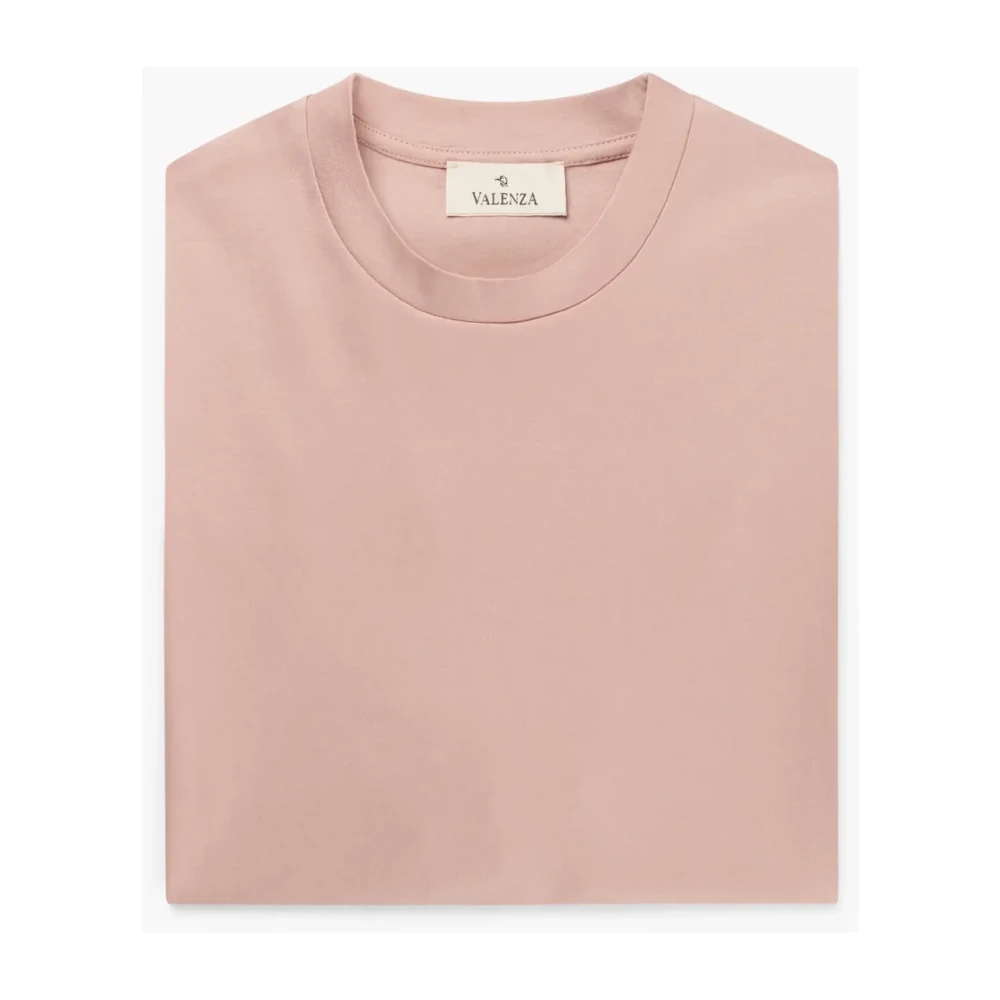 Valenza Interlock Supima T-shirt Tea Rose Pink Heren