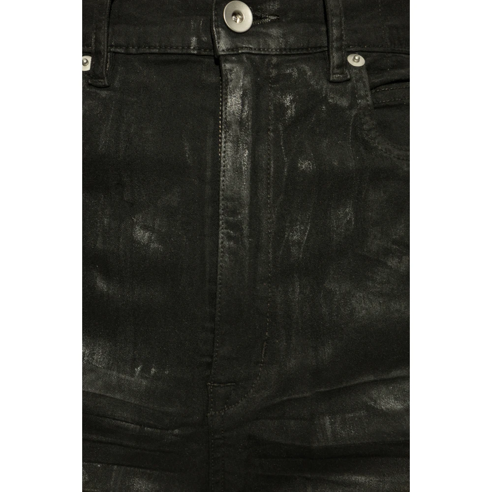 Rick Owens Bolan Bootcut Jeans Black Dames