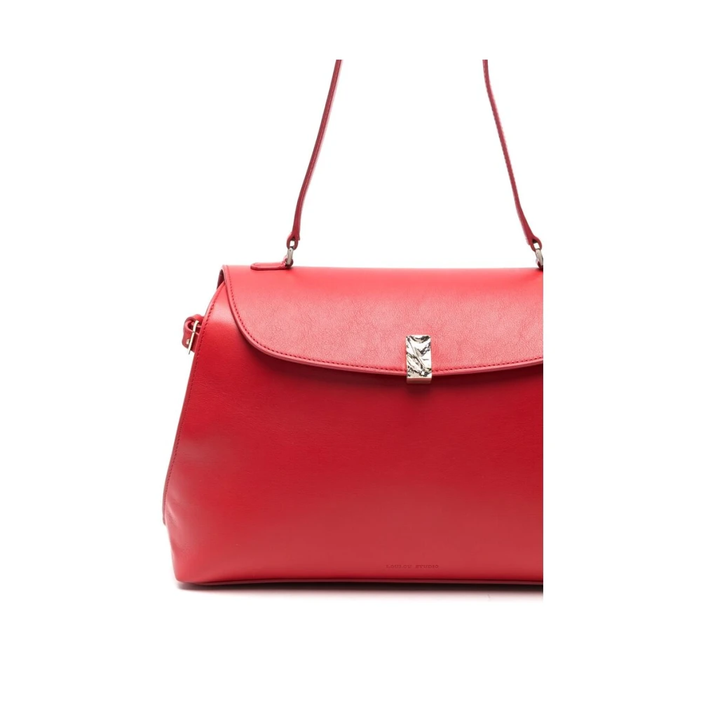 Loulou Studio Bloedrode Overslag Handtas Red Dames