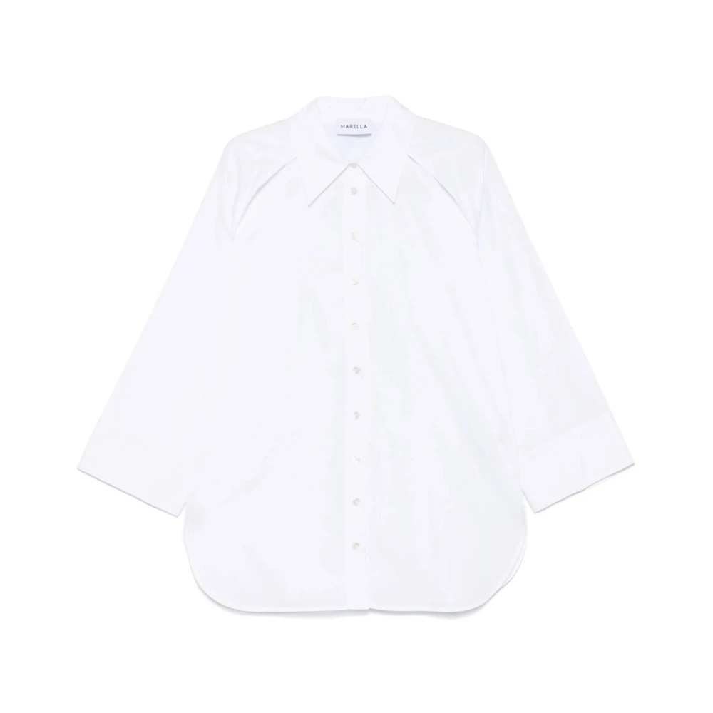 Marella Witte Button-Up Shirt Emily R. White Dames