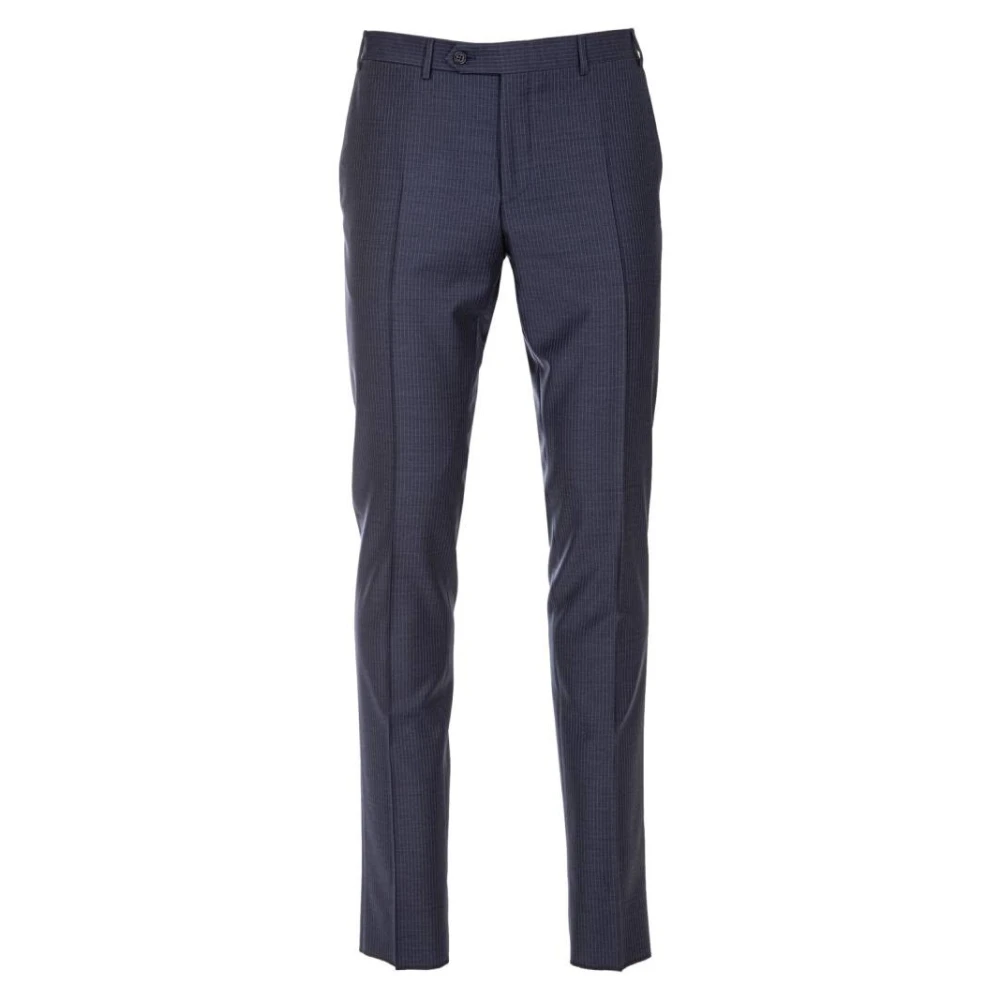 Canali Gestreept Wollen Pak Blue Heren