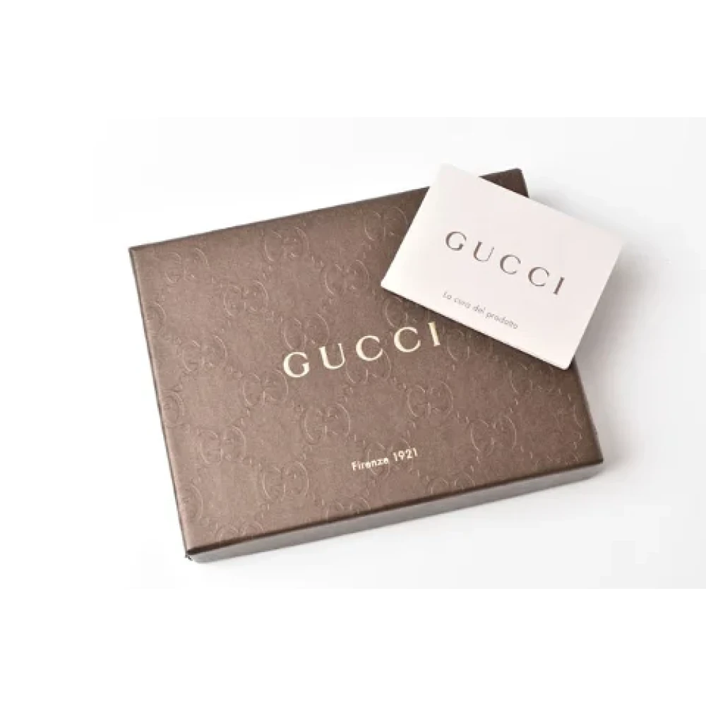 Gucci Vintage Pre-owned Leather wallets Brown Dames