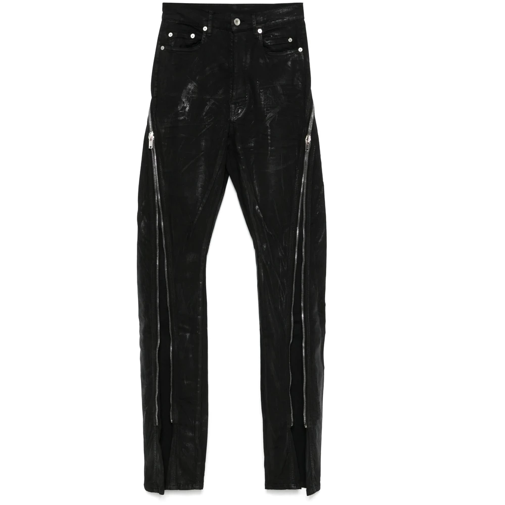 Rick Owens Zwarte Shadow Jeans Klassieke Stijl Black Dames