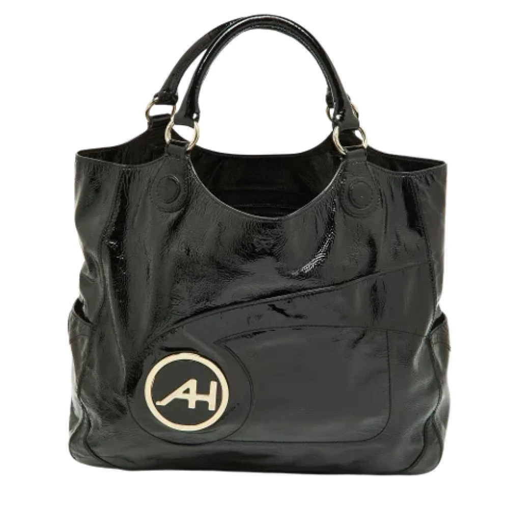 Anya Hindmarch Pre-owned Leather handbags Black Dames