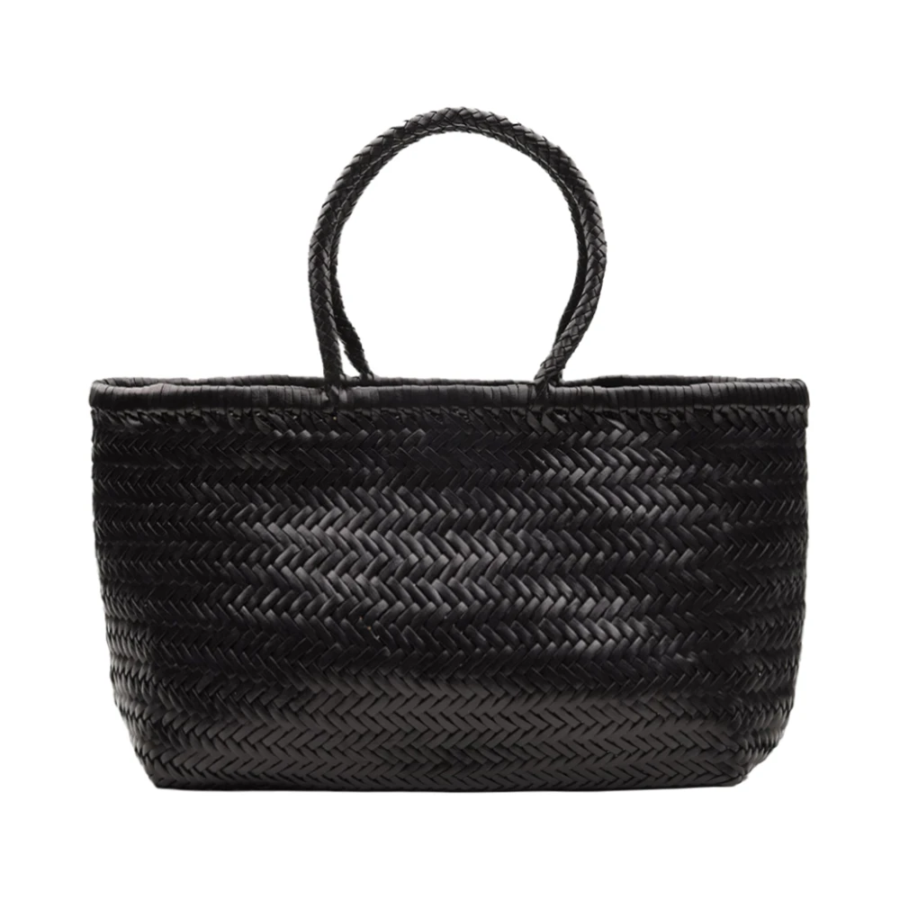 Dragon Diffusion Zwarte Leren Tassen Collectie Black Dames