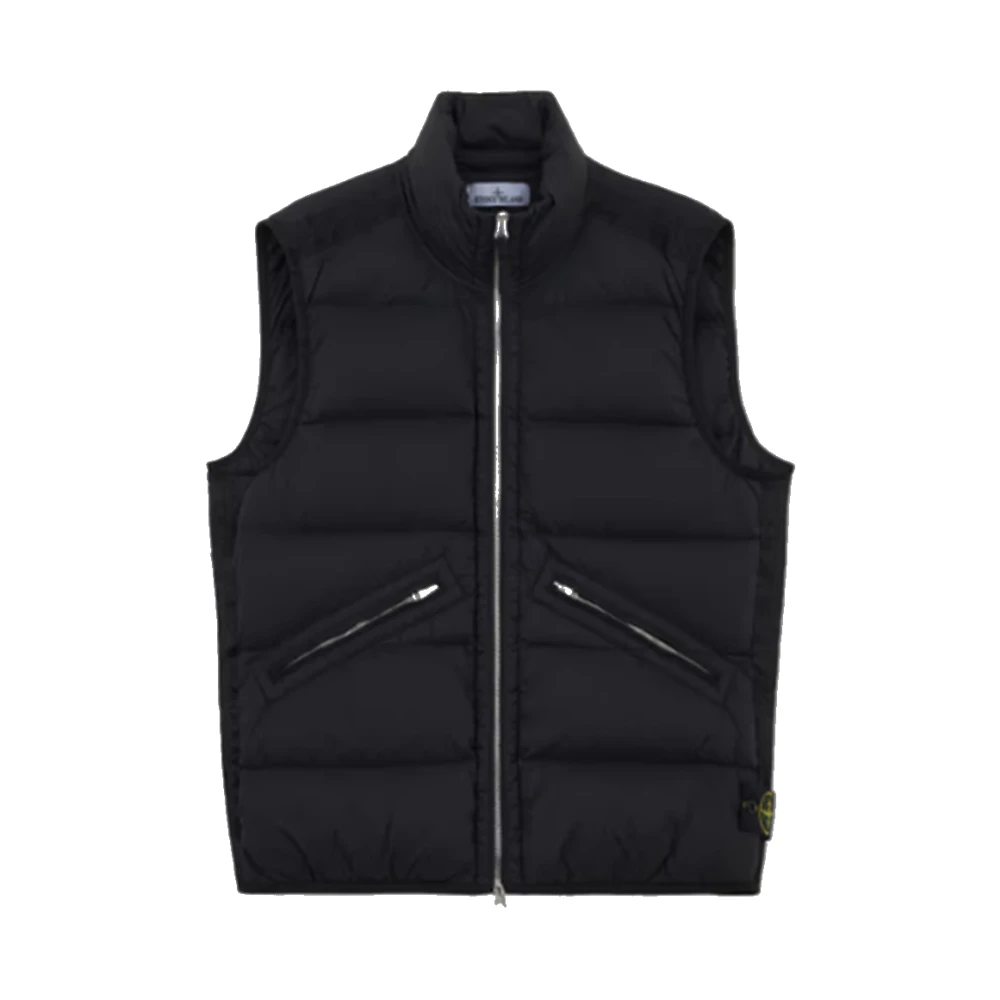 Stone Island Seamless Tunnel Nylon Down Gilet Black Heren