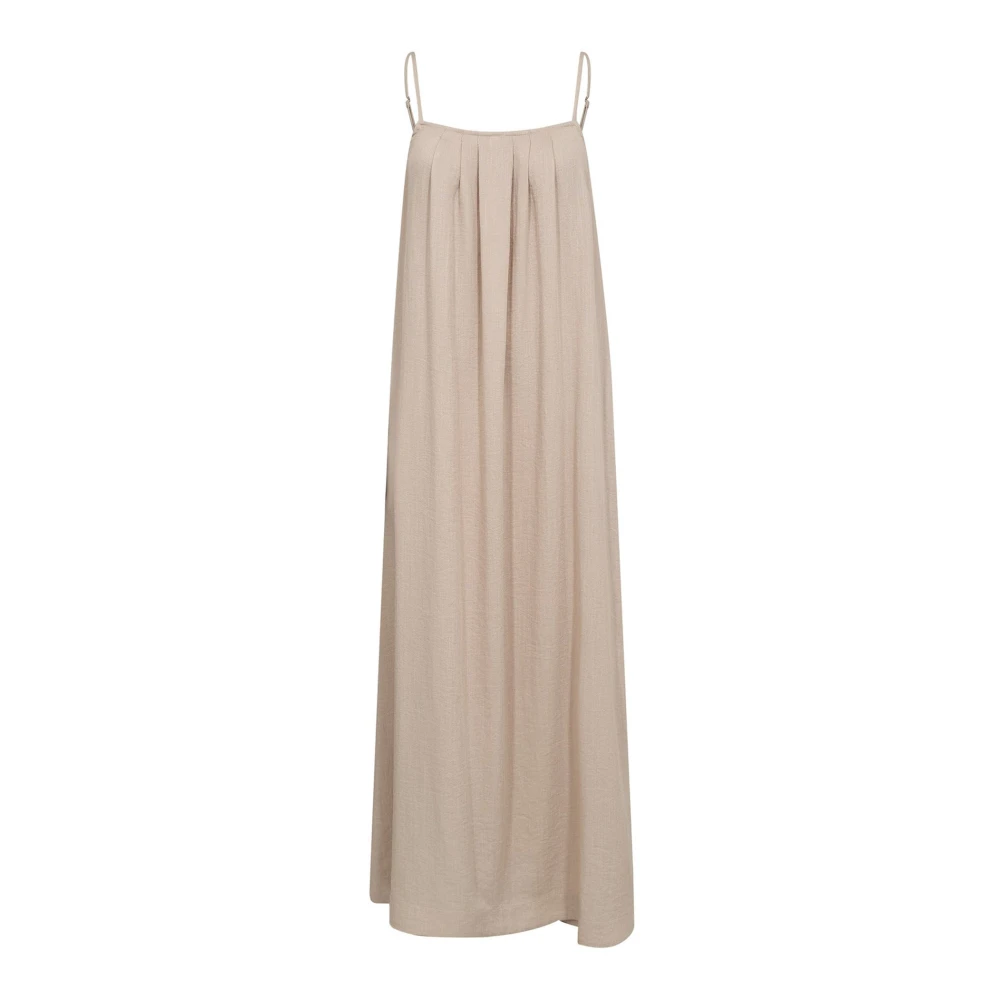 Co'couture Vrouw Beige Kleedjes Dames, M, Maxi Jurk