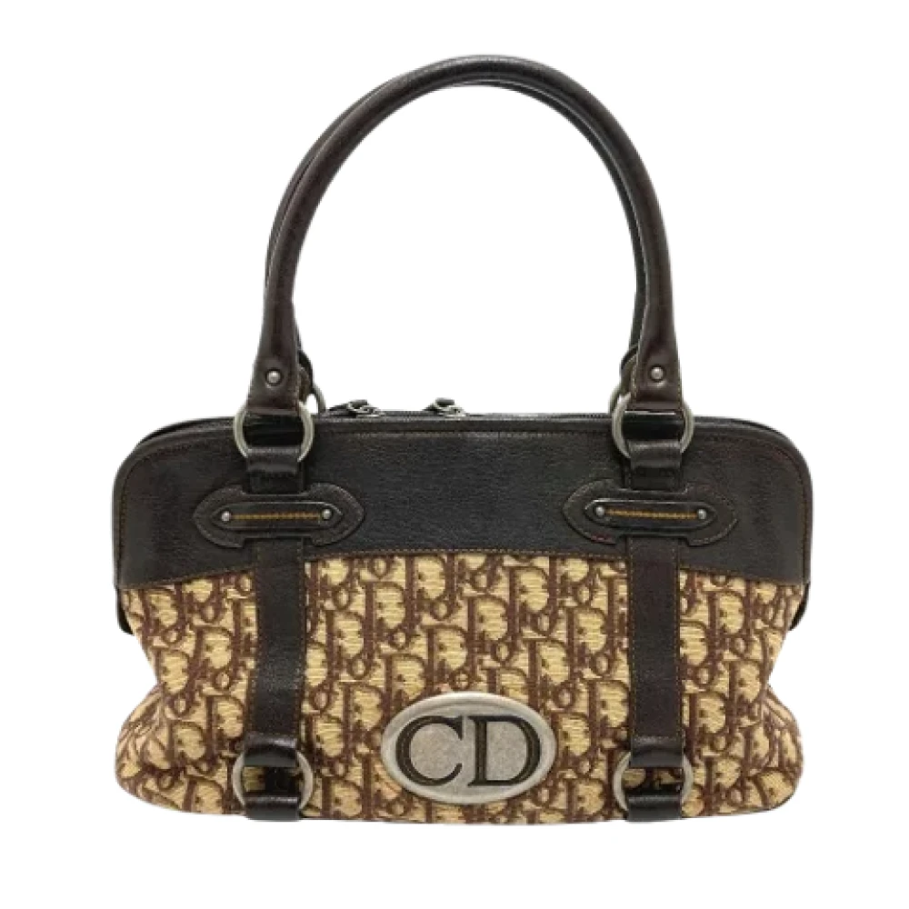 Dior Vintage Pre-owned Leather dior-bags Brown Dames