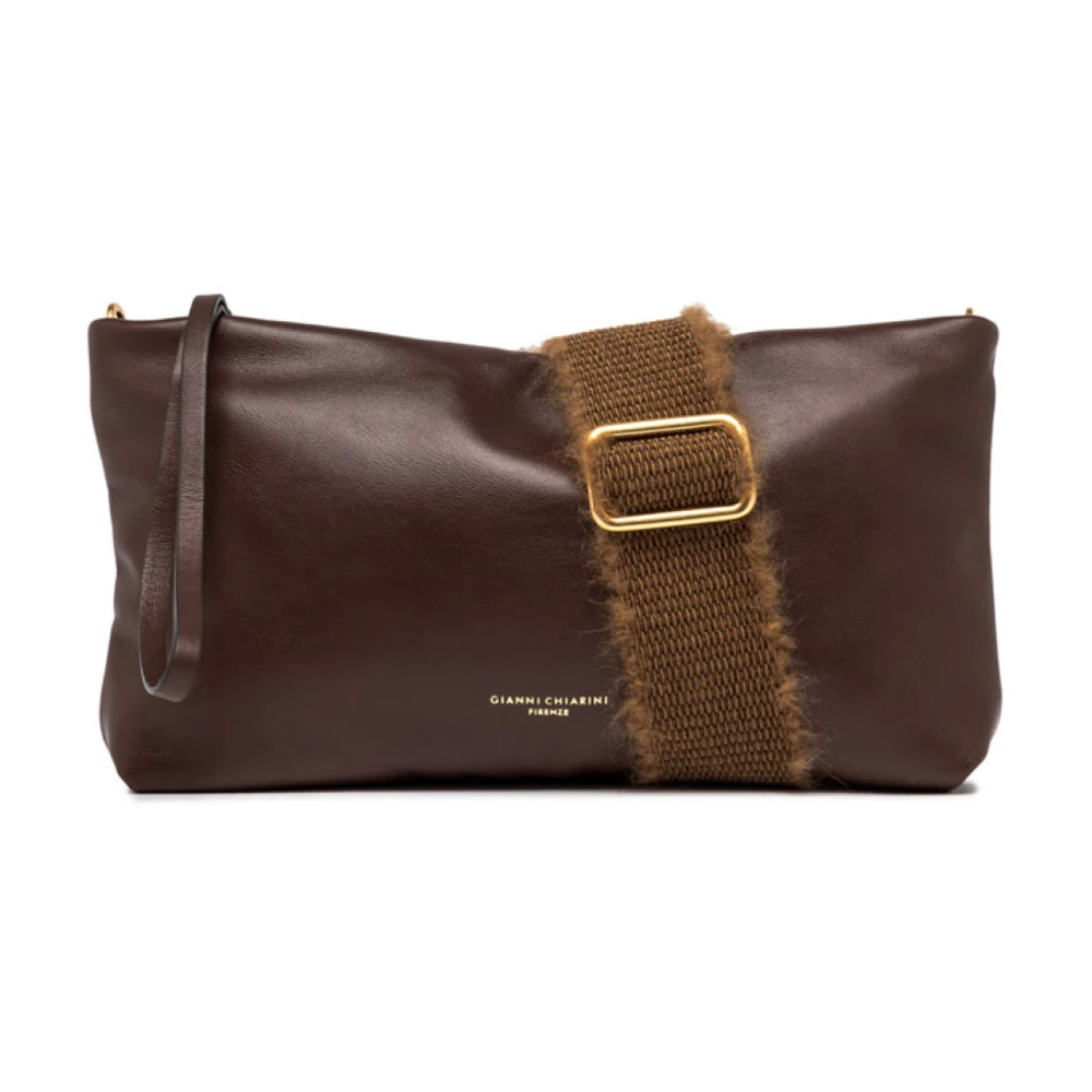 Gianni Chiarini Elegante Marrone Dames Handtas Brown Dames