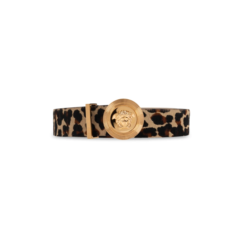 Versace Leren riem Brown Dames