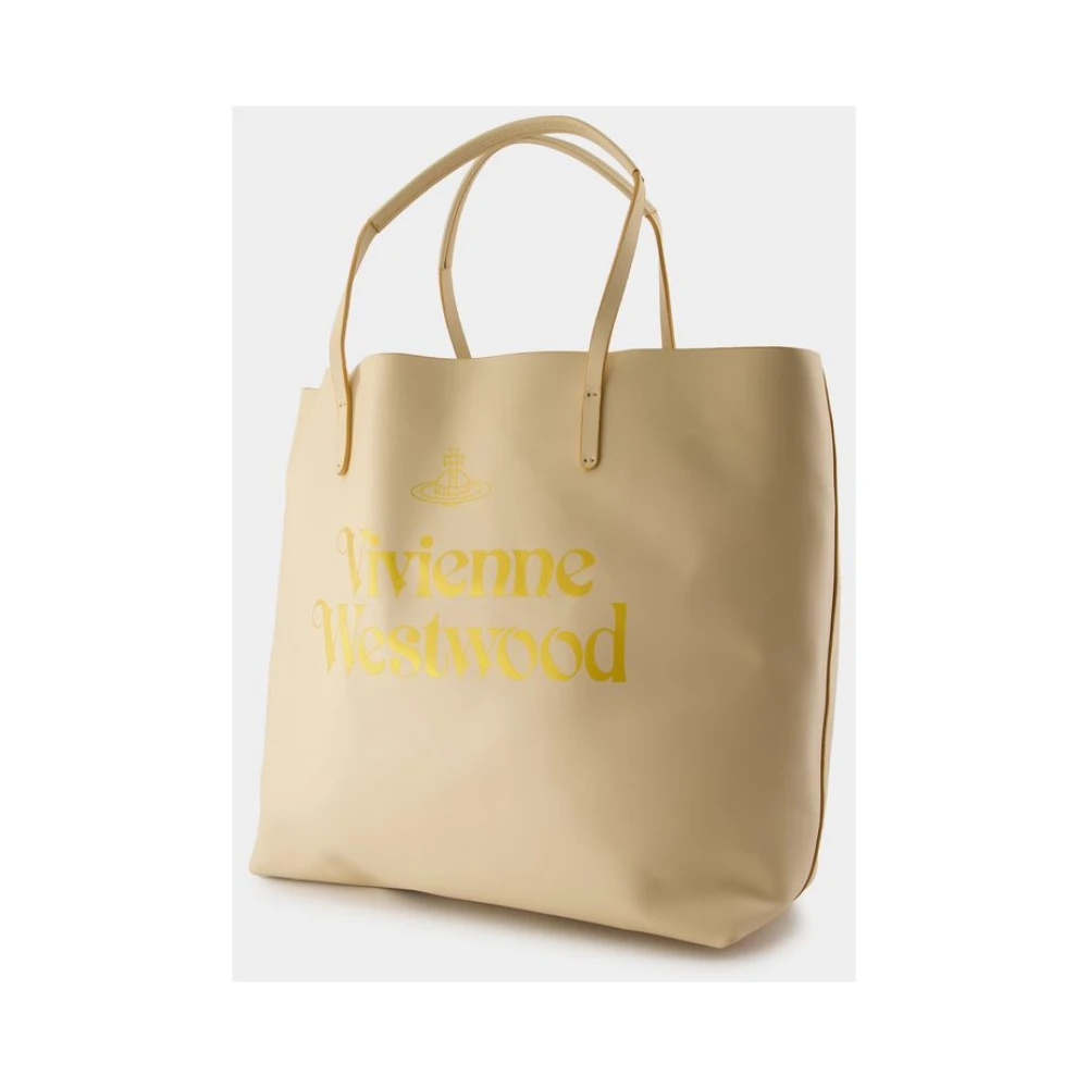 Vivienne Westwood Beige Leren Studio Reistas Beige Dames