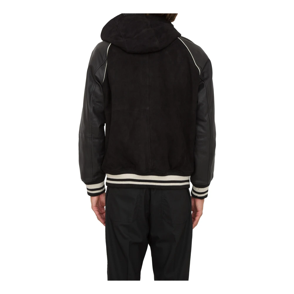 Hugo Boss Stijlvol Leer Nero Black Heren