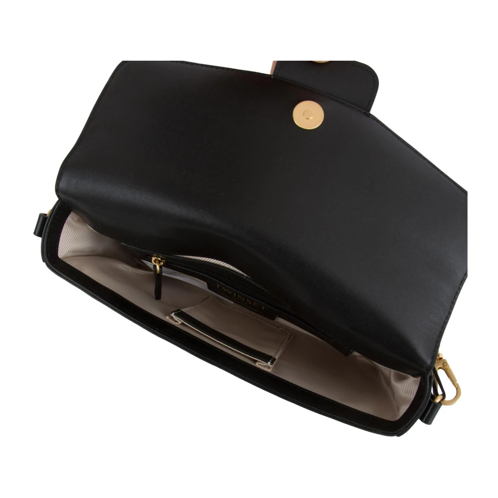 Twinset Zwarte Schoudertas Black Dames