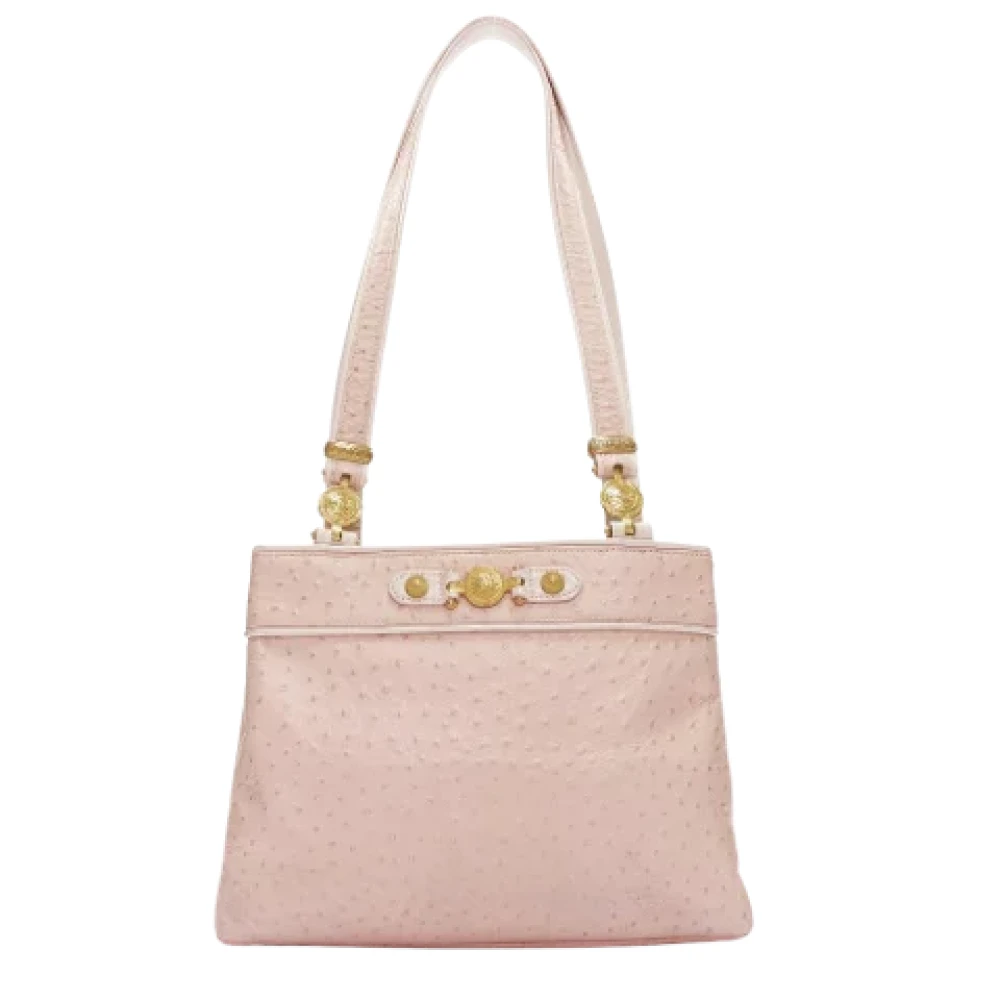Versace Pre-owned Leather totes Pink Dames