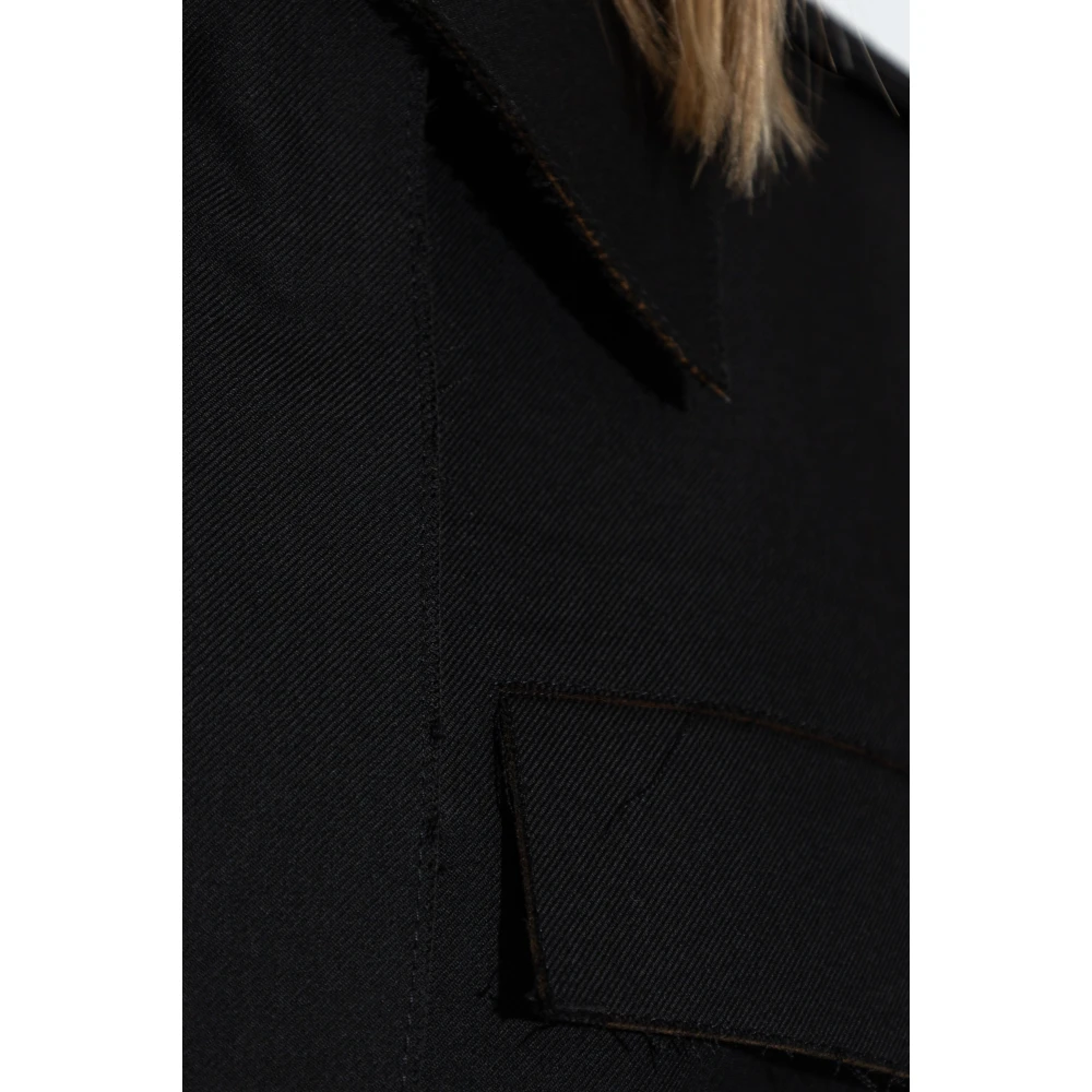 TORY BURCH Jas met Epauletten Black Dames