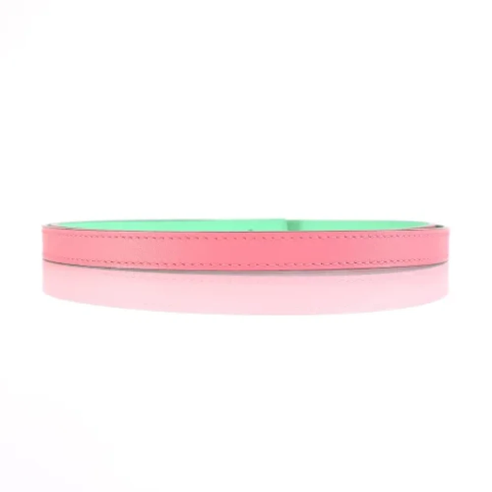 Hermès Vintage Pre-owned Leather belts Pink Dames