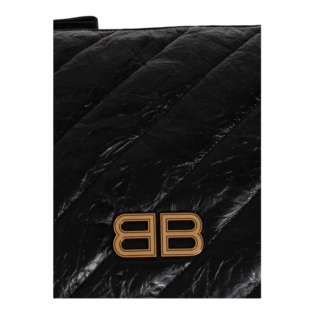Balenciaga Schoudertas Crush Black Dames