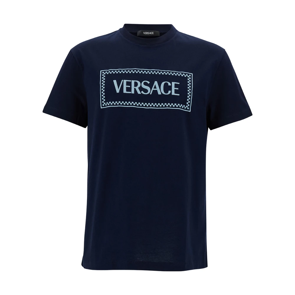 Versace T-shirts en Polos in 90's Stijl Blue Heren
