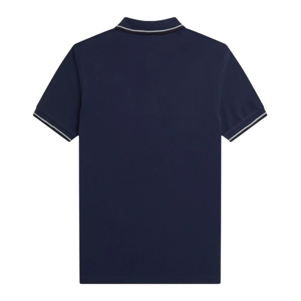 Fred Perry Blauwe Twin Tipped Polo Shirt Blue Heren