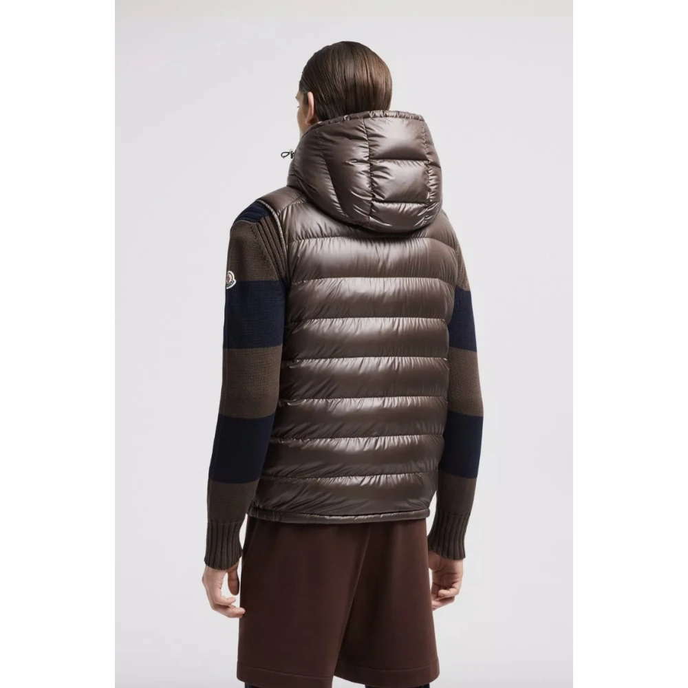 Moncler Bruine Barant donsvest Buitenkleding Brown Heren