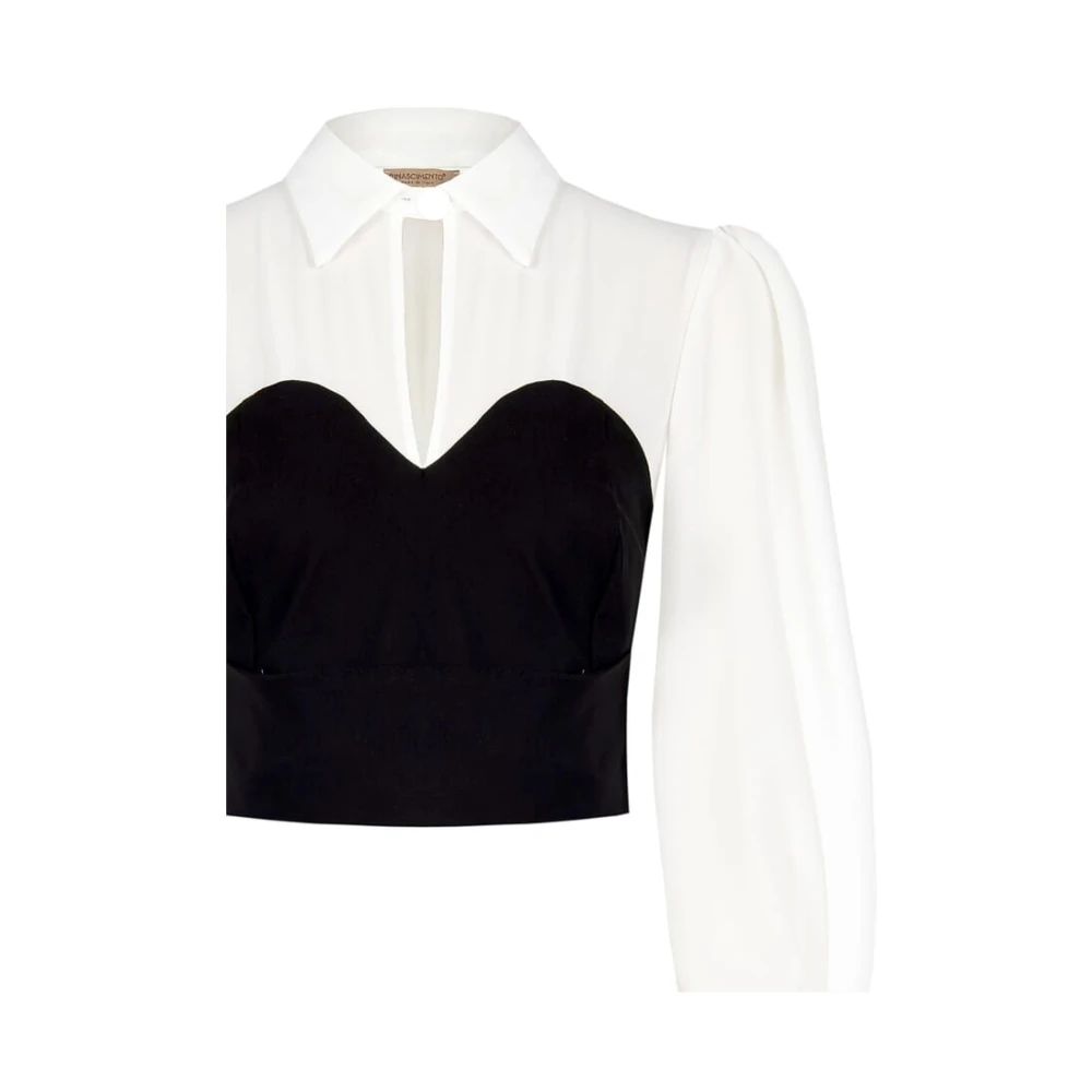 RINASCIMENTO Katoenen Blouse White Dames