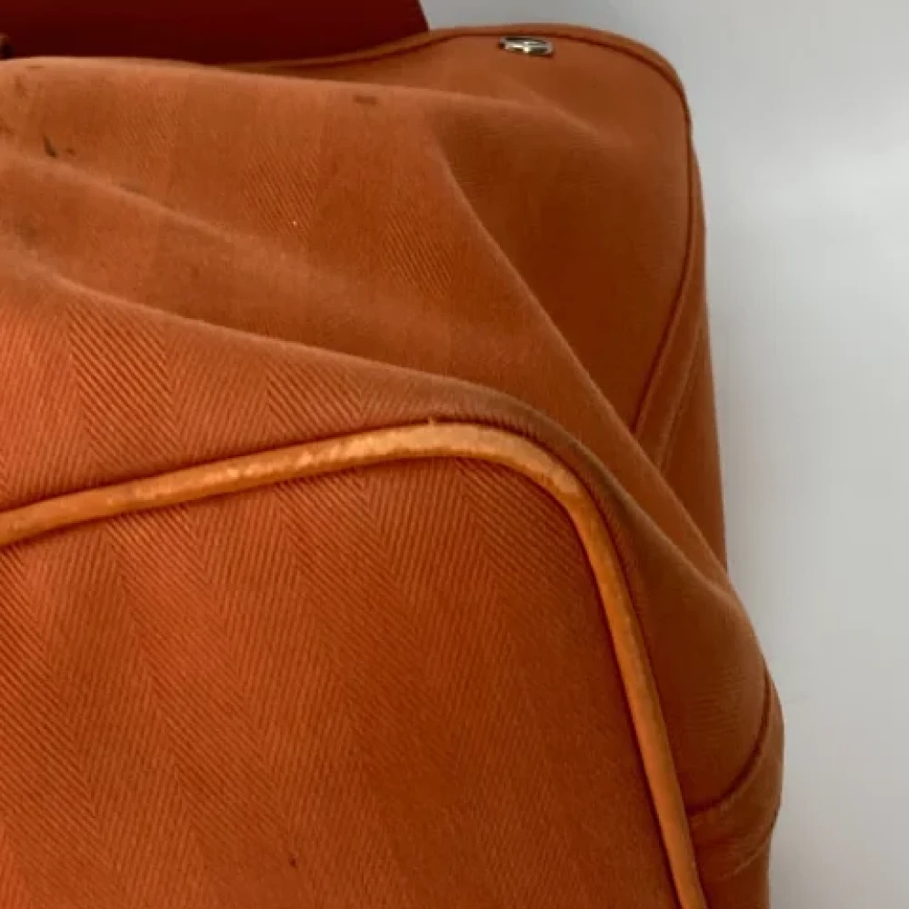 Hermès Vintage Pre-owned Fabric handbags Orange Dames
