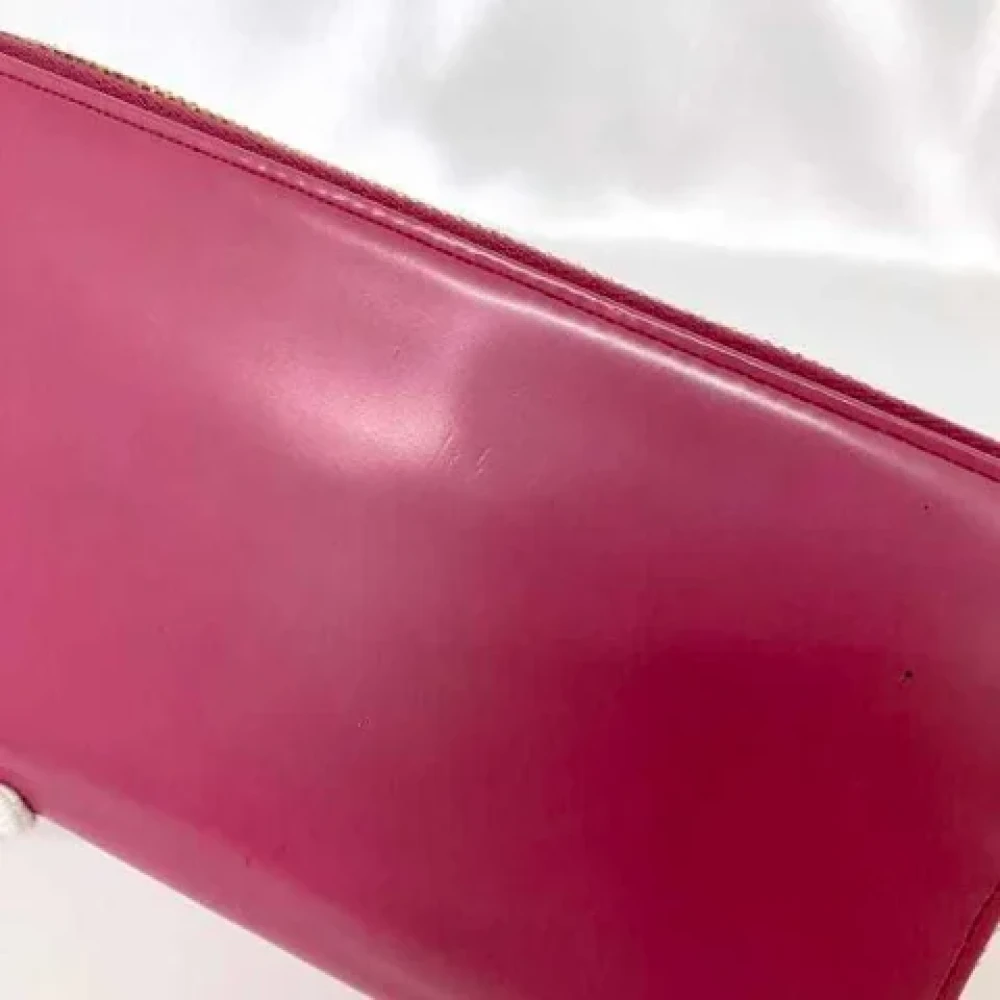 Prada Vintage Pre-owned Leather wallets Pink Dames