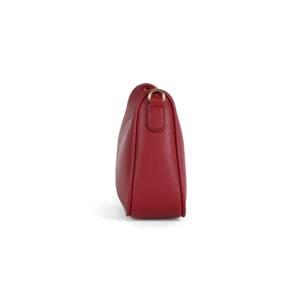 Emporio Armani Gestructureerde Schoudertas met Logoprint Red Dames