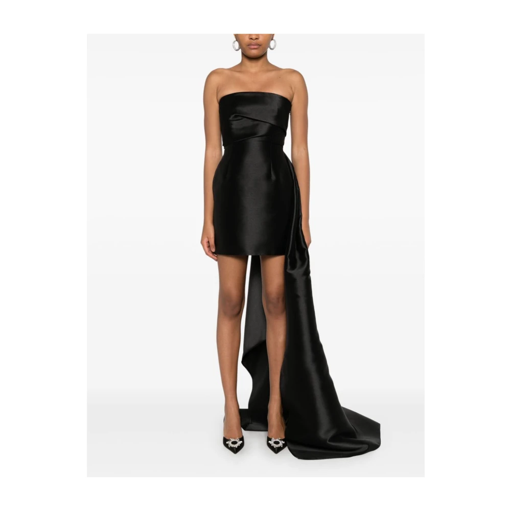 Solace London Zwarte Jurken voor Vrouwen Elegante Stijl Black Dames
