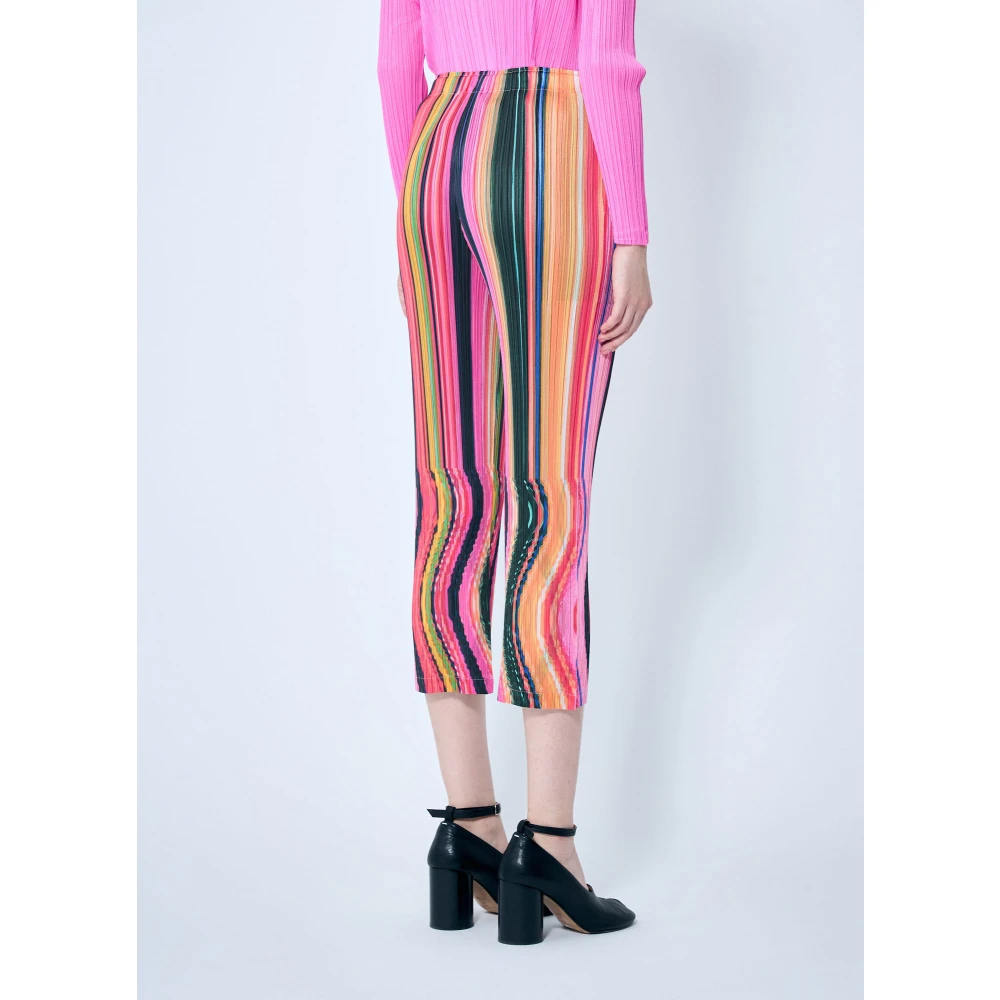Issey Miyake Geplooide Warp Broek Multicolor Dames