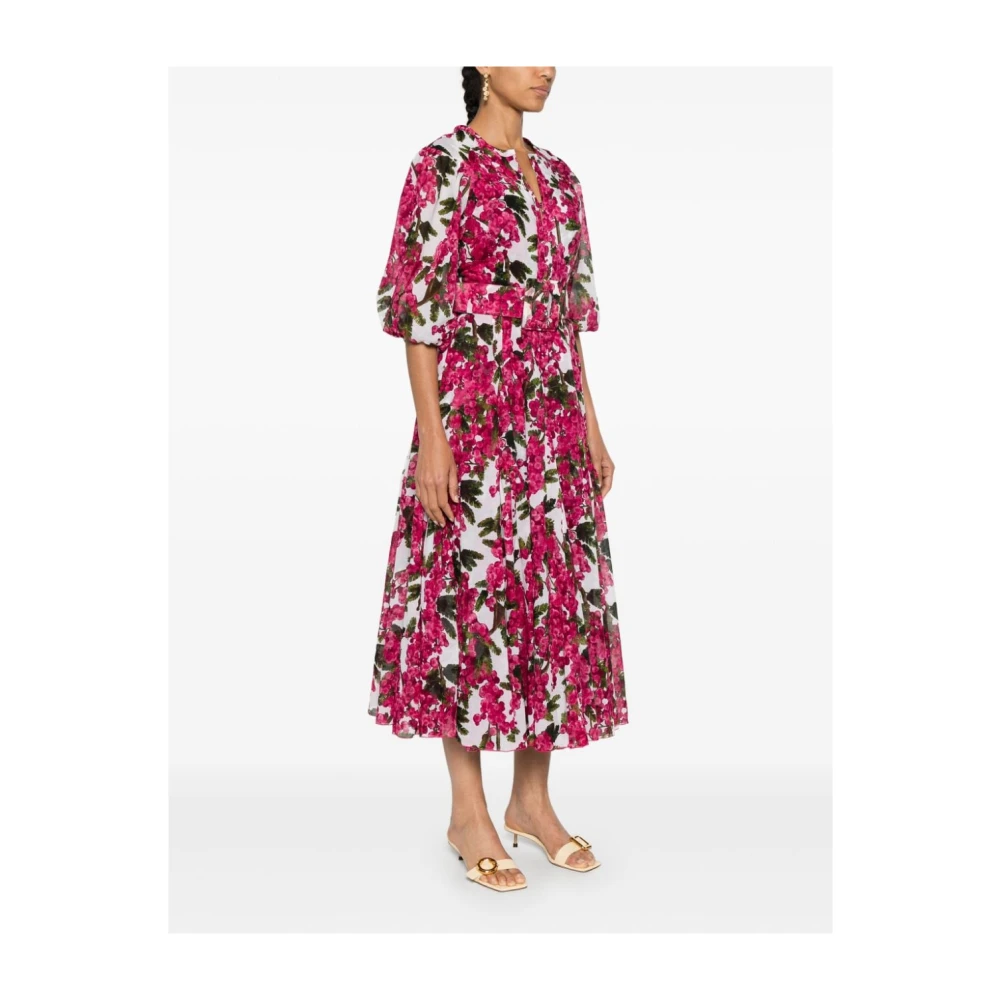 Samantha Sung Mimosa Print Katoenen Jurk Multicolor Dames