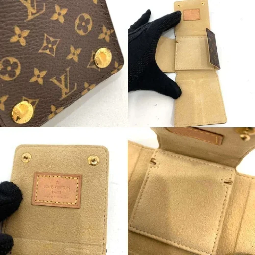Louis Vuitton Vintage Pre-owned Leather home-office Black Dames