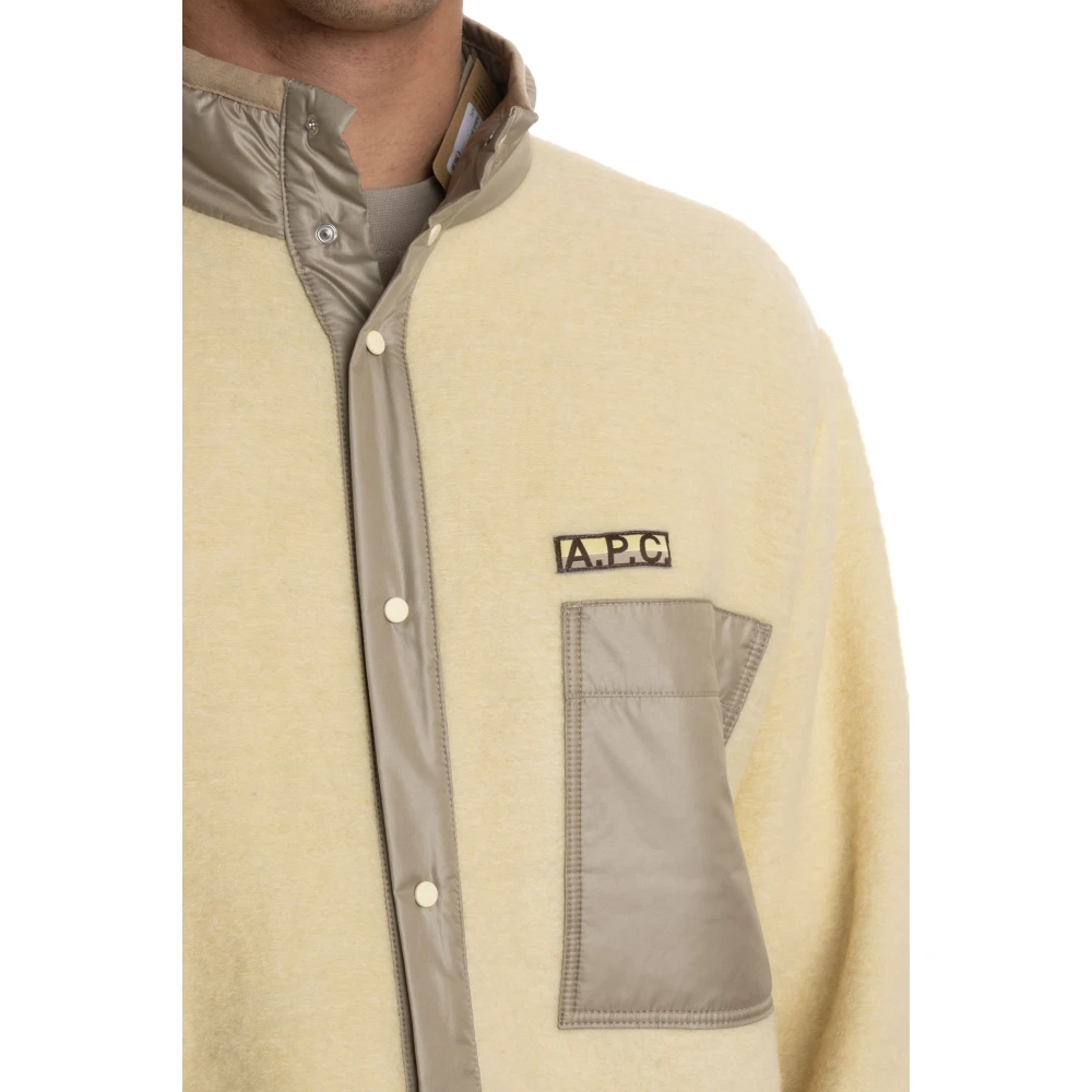 A.p.c. Lichtgewicht Jas Beige Heren