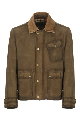 green-leather-jacket-ribbed-collar